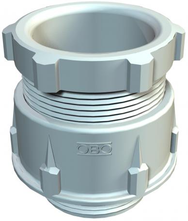 Kuželová kabelová vývodka, metrický závit, světle šedá M16 x 1,5