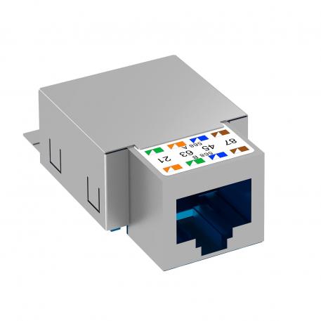 Datový připojovací modul RJ-45, kat. 6, stíněný 